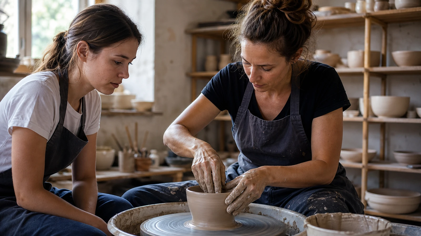 Composition créative en atelier pour « Trouver sa place dans les métiers créatifs »